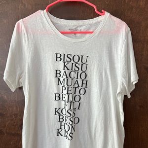 JCrew Mercantile Kisses Short Sleeve Tee